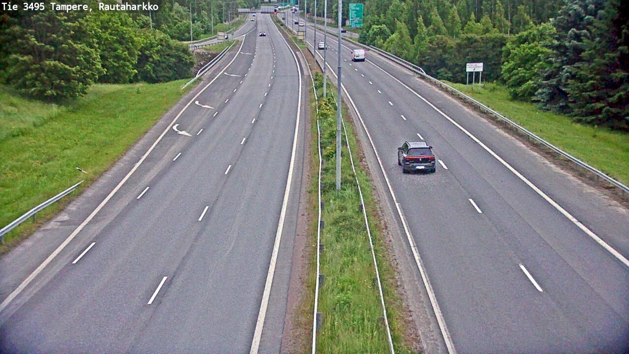 Weather Camera Image Road 3495 Tampere, Rautaharkko, Tampere, Pirkanmaa