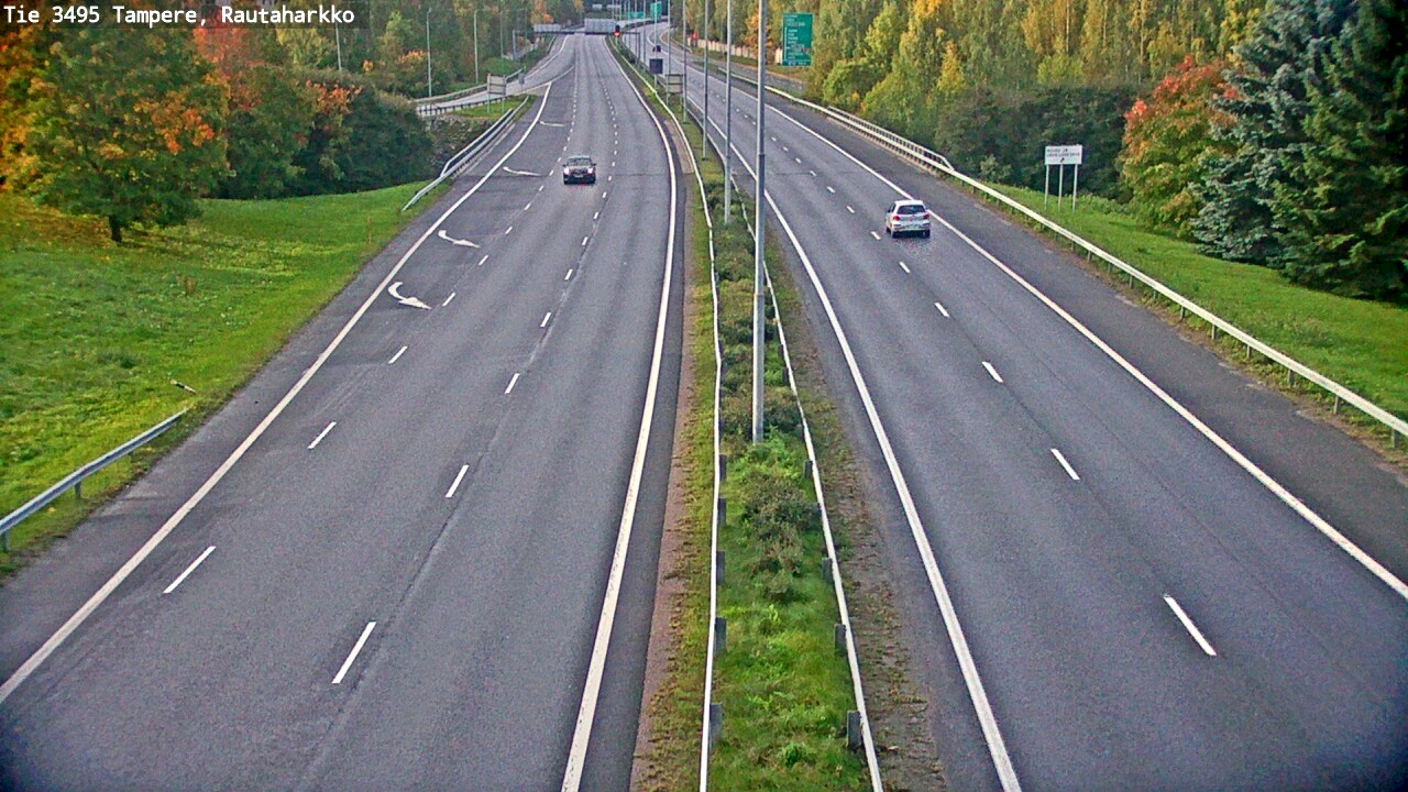Weather Camera Image Road 3495 Tampere, Rautaharkko, Tampere, Pirkanmaa