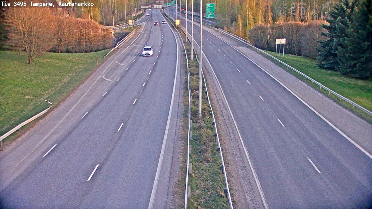 Weather Camera Image Väg 3495 Tammerfors, Rautaharkko, Tampere, Pirkanmaa