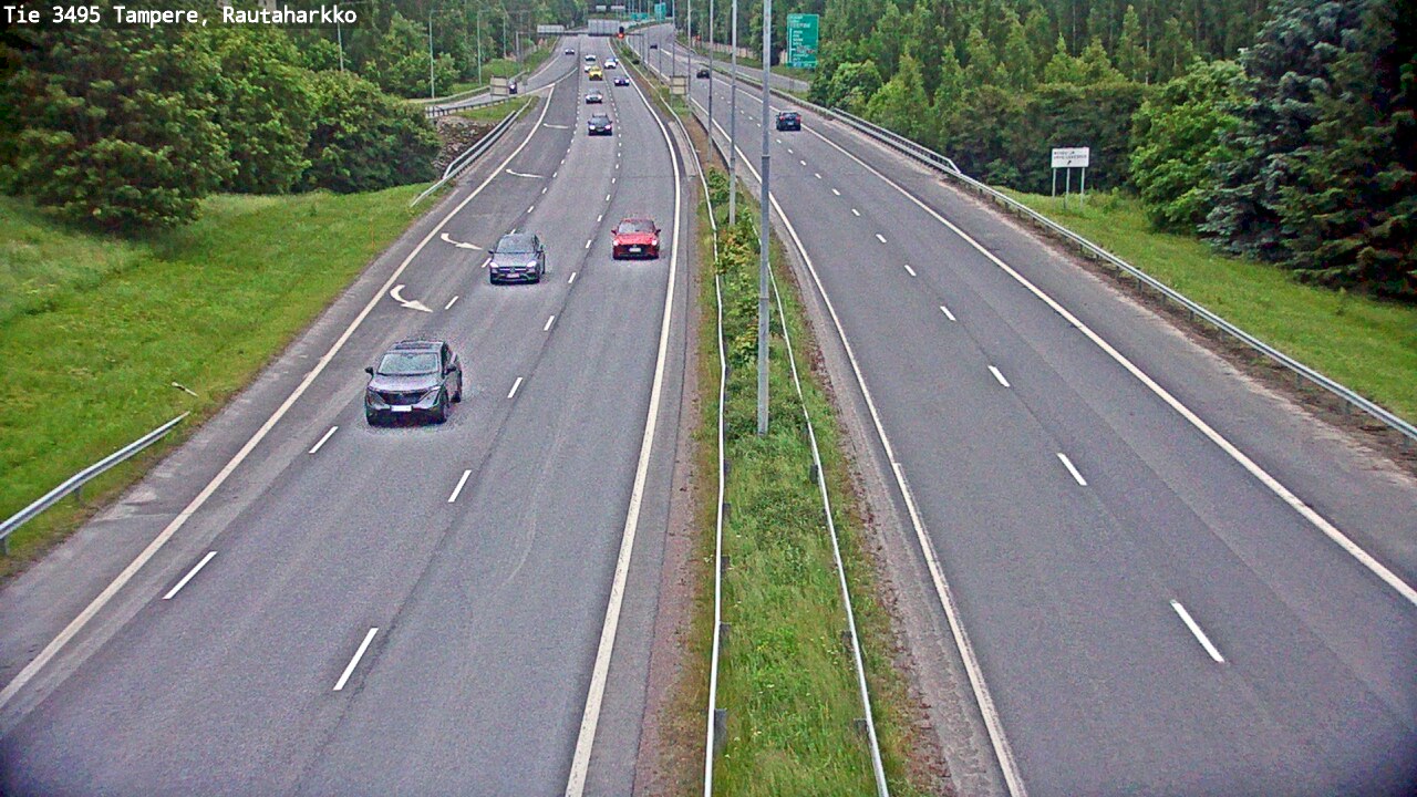 Weather Camera Image Väg 3495 Tammerfors, Rautaharkko, Tampere, Pirkanmaa