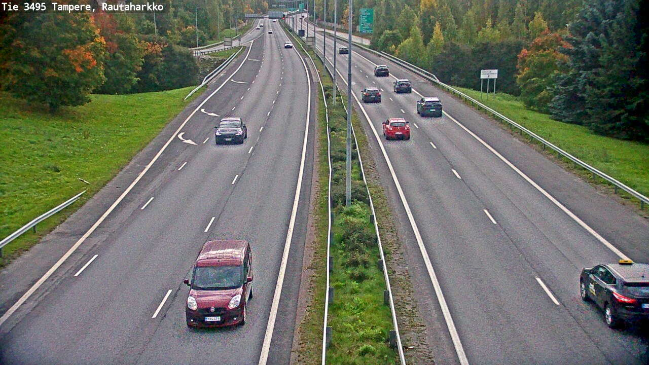 Weather Camera Image Road 3495 Tampere, Rautaharkko, Tampere, Pirkanmaa