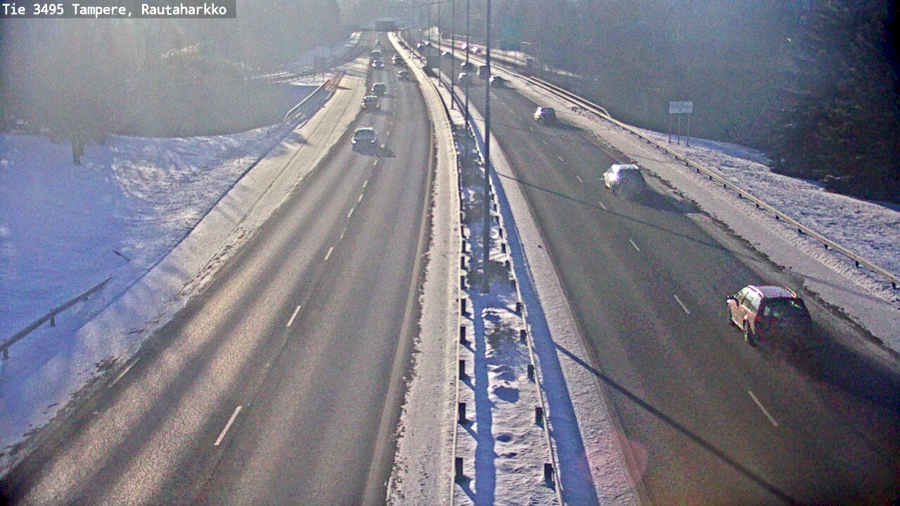Weather Camera Image Road 3495 Tampere, Rautaharkko, Tampere, Pirkanmaa