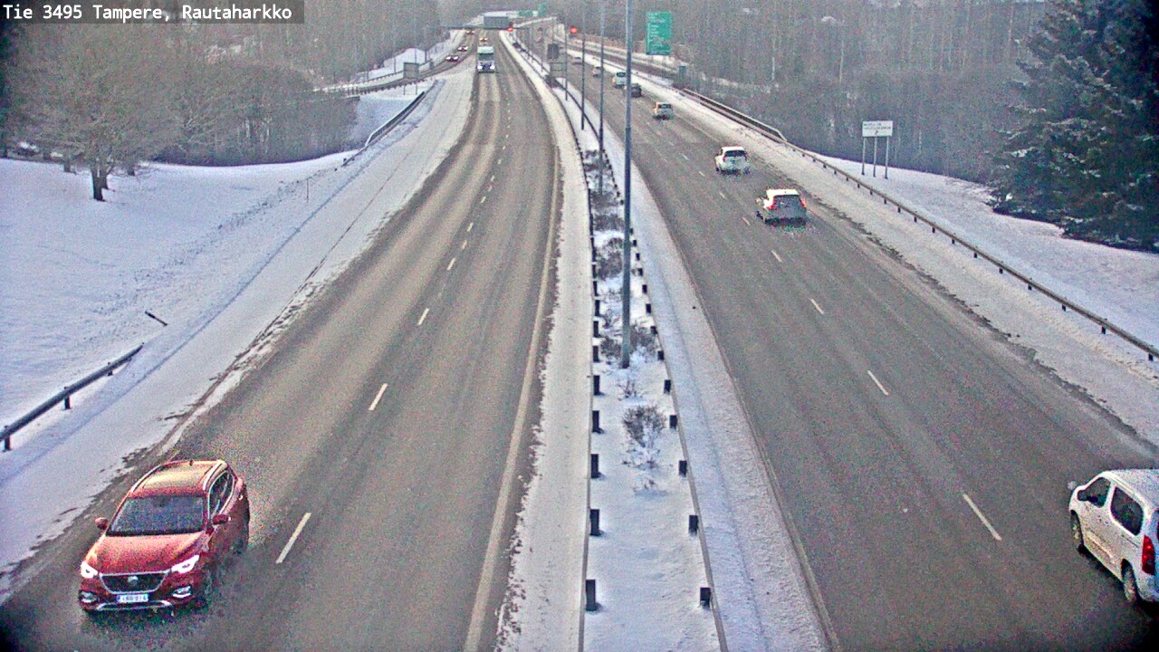 Weather Camera Image Road 3495 Tampere, Rautaharkko, Tampere, Pirkanmaa