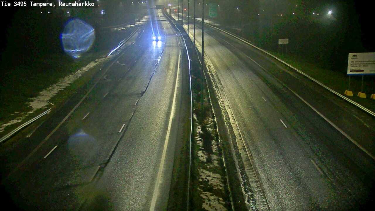 Weather Camera Image Road 3495 Tampere, Rautaharkko, Tampere, Pirkanmaa