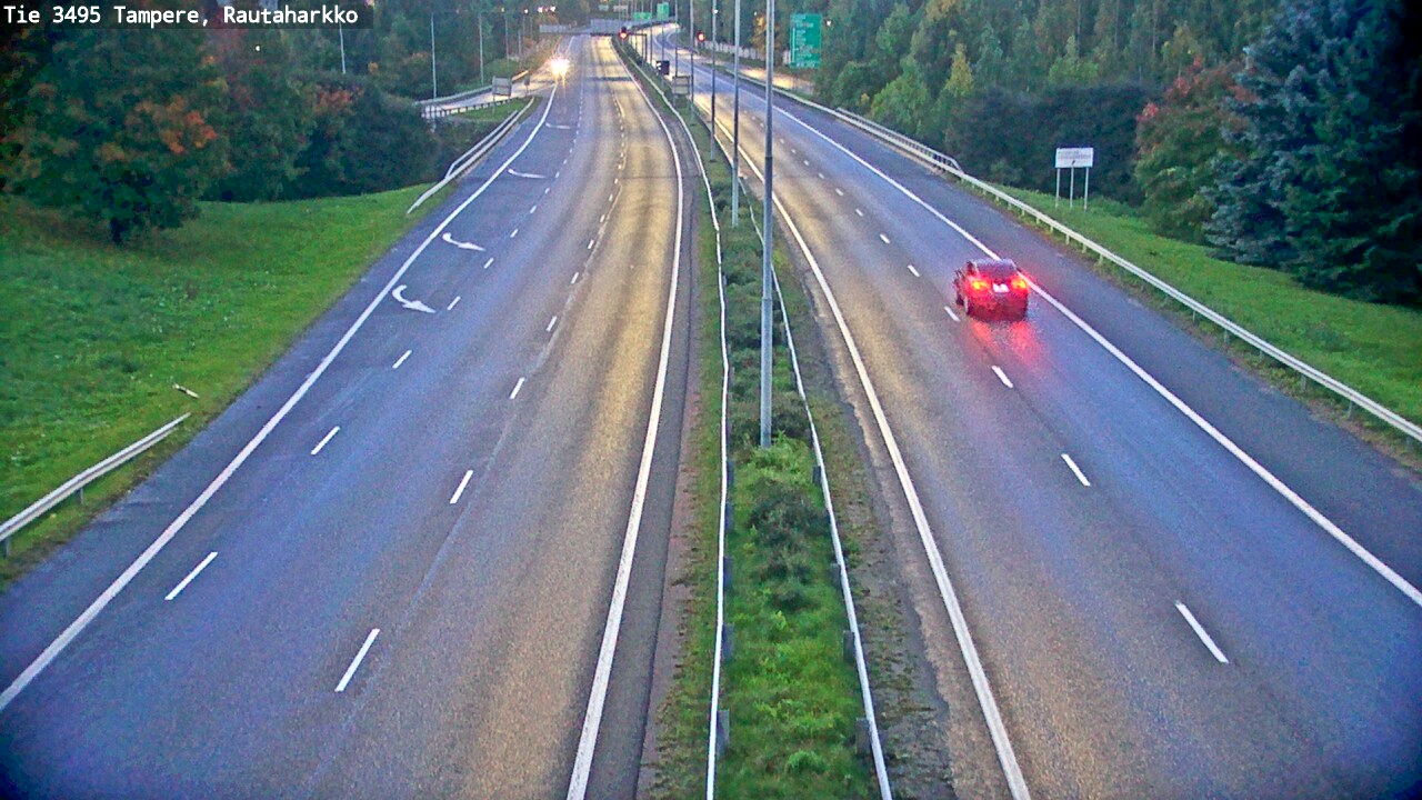 Weather Camera Image Road 3495 Tampere, Rautaharkko, Tampere, Pirkanmaa