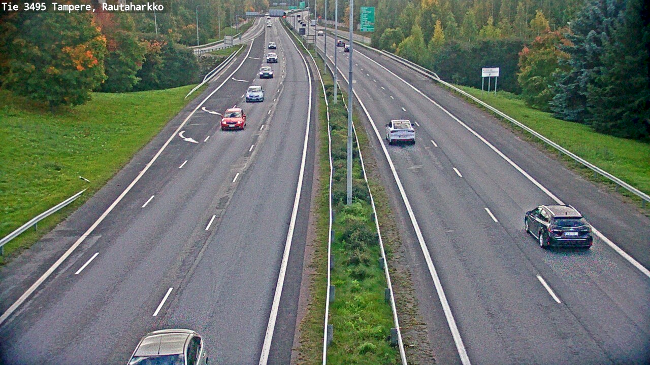 Weather Camera Image Road 3495 Tampere, Rautaharkko, Tampere, Pirkanmaa
