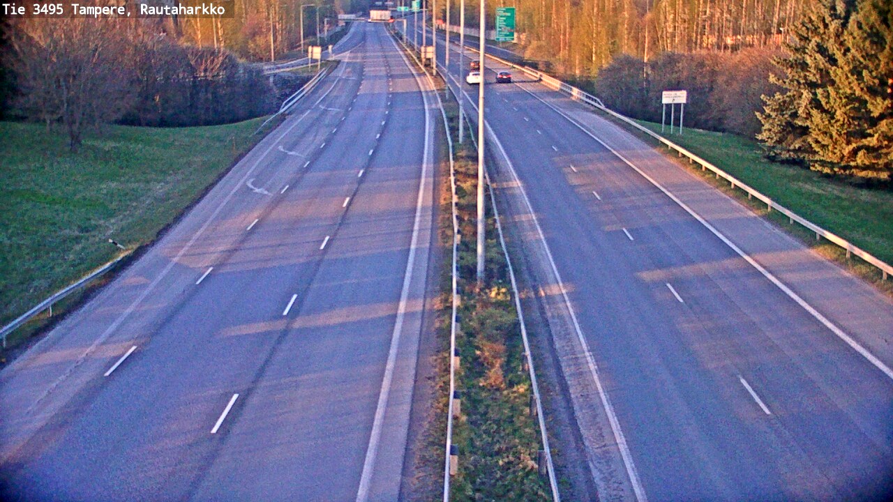 Weather Camera Image Road 3495 Tampere, Rautaharkko, Tampere, Pirkanmaa