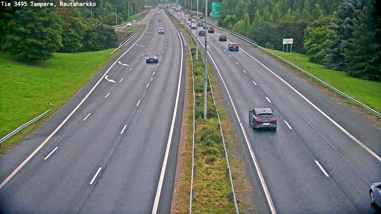 Weather Camera Image Väg 3495 Tammerfors, Rautaharkko, Tampere, Pirkanmaa