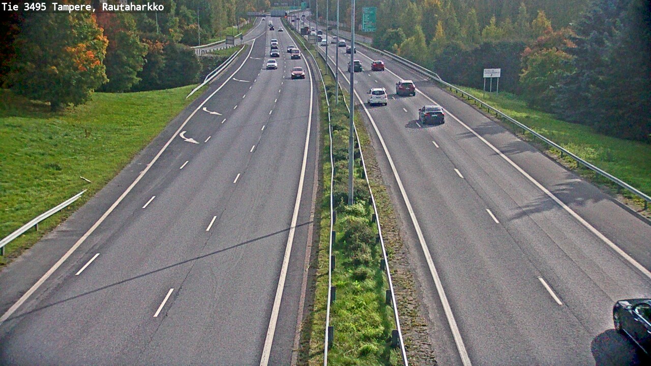 Weather Camera Image Road 3495 Tampere, Rautaharkko, Tampere, Pirkanmaa