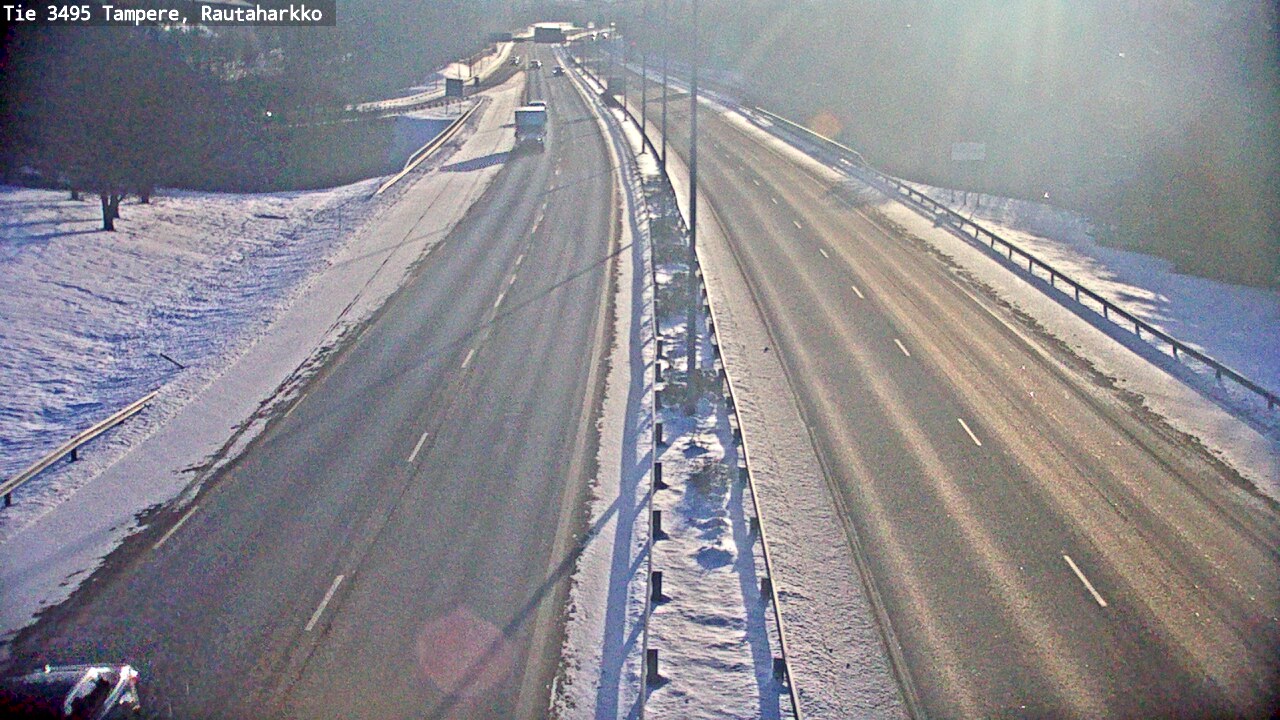 Weather Camera Image Väg 3495 Tammerfors, Rautaharkko, Tampere, Pirkanmaa