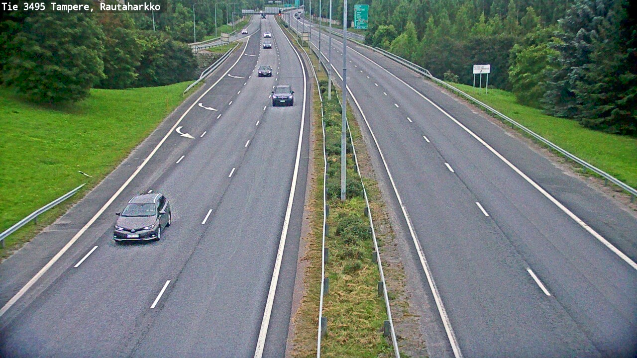 Weather Camera Image Road 3495 Tampere, Rautaharkko, Tampere, Pirkanmaa