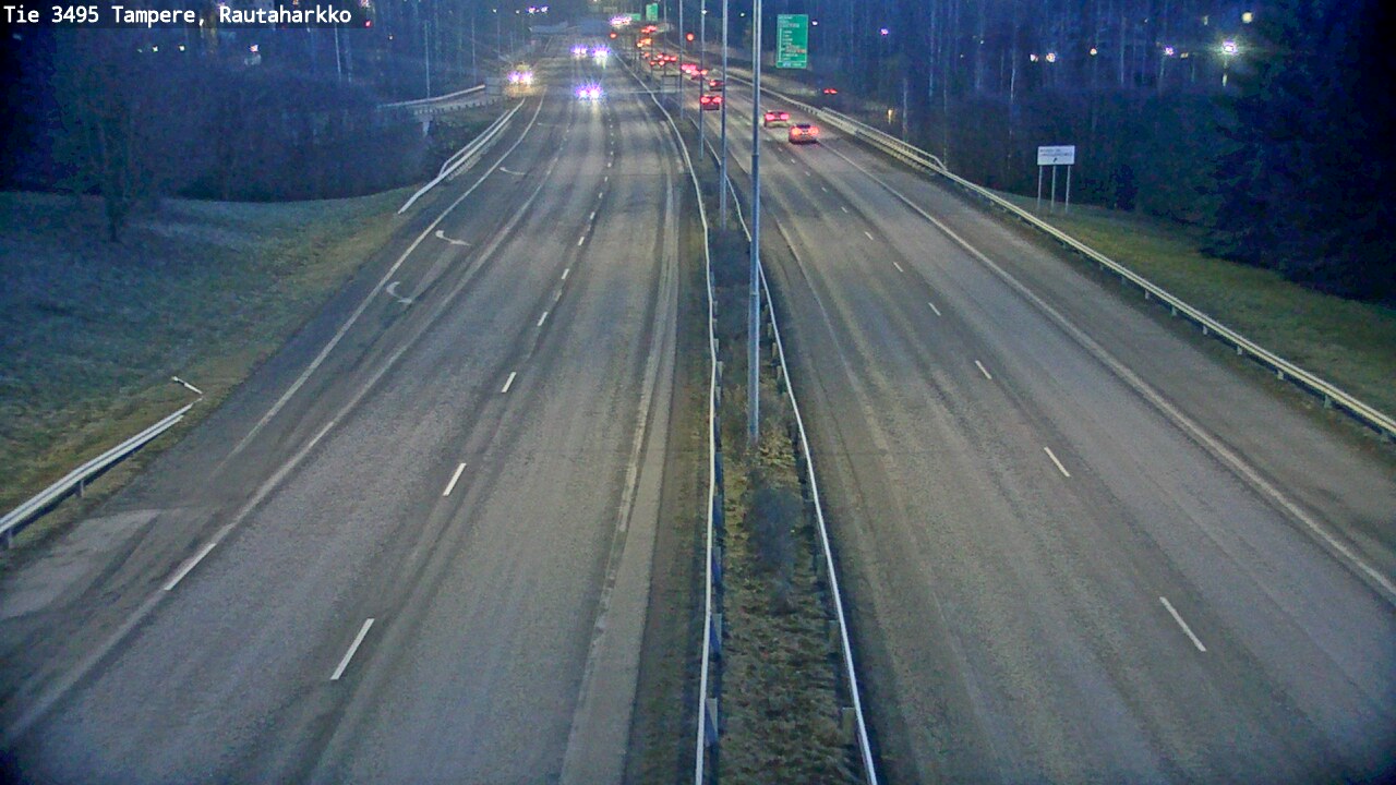 Weather Camera Image Road 3495 Tampere, Rautaharkko, Tampere, Pirkanmaa