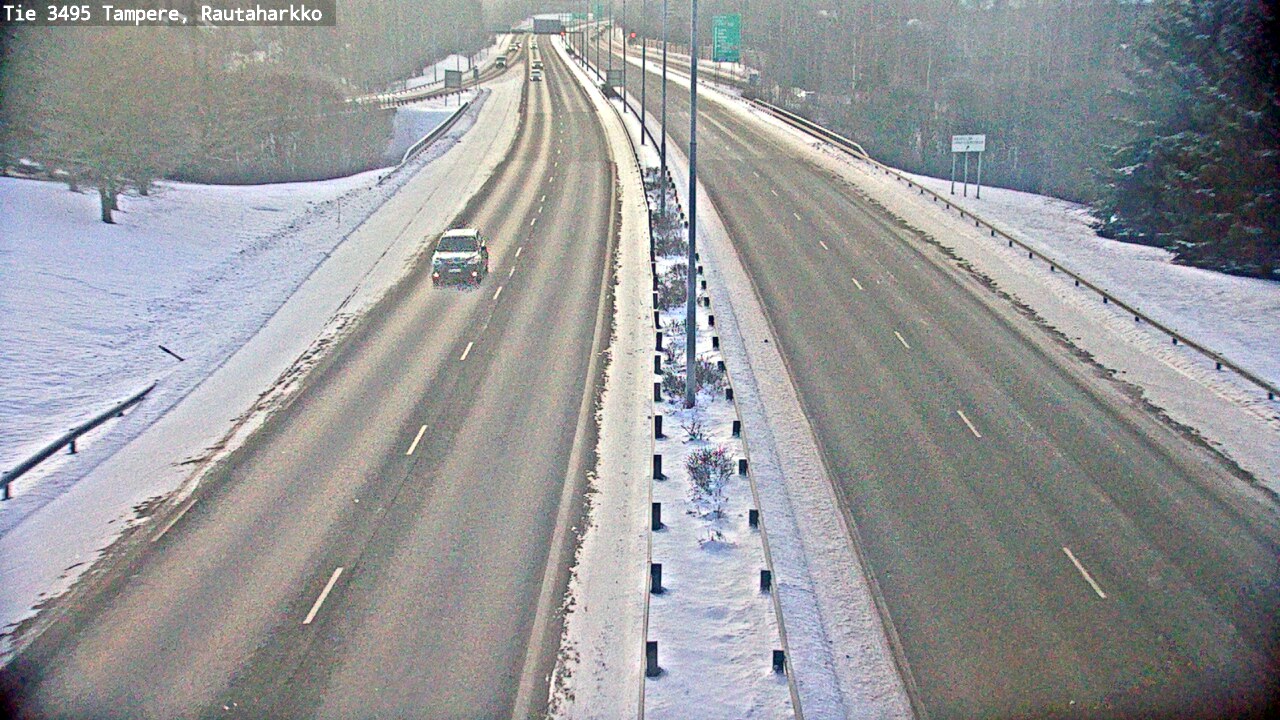 Weather Camera Image Road 3495 Tampere, Rautaharkko, Tampere, Pirkanmaa