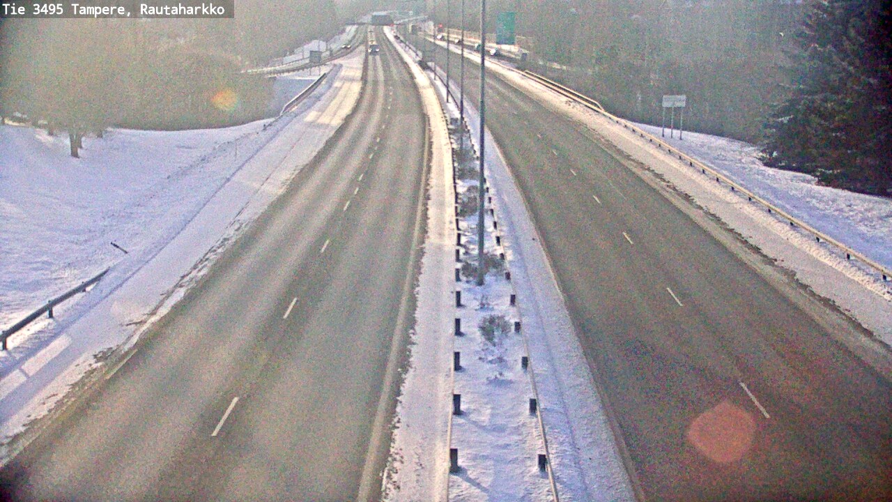 Weather Camera Image Road 3495 Tampere, Rautaharkko, Tampere, Pirkanmaa