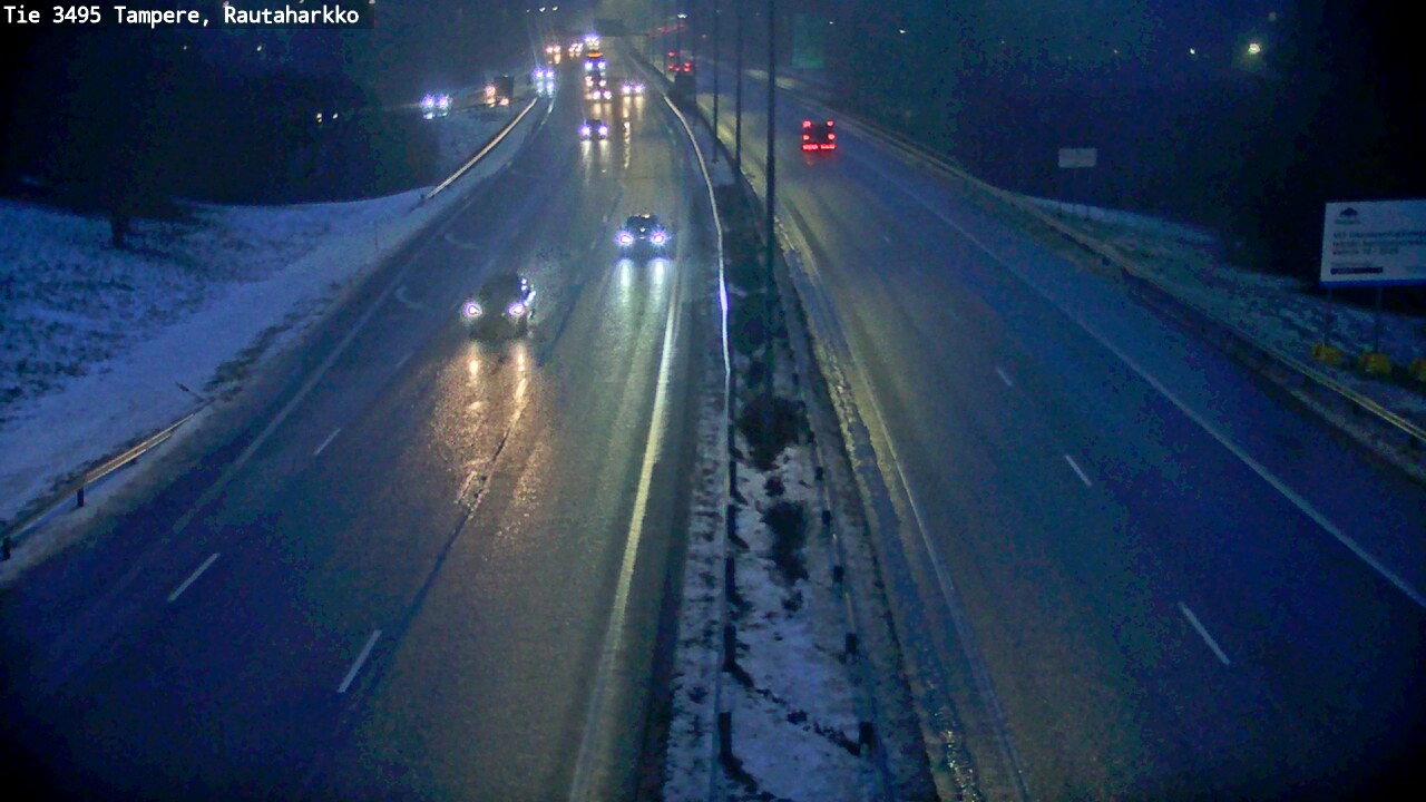 Weather Camera Image Väg 3495 Tammerfors, Rautaharkko, Tampere, Pirkanmaa