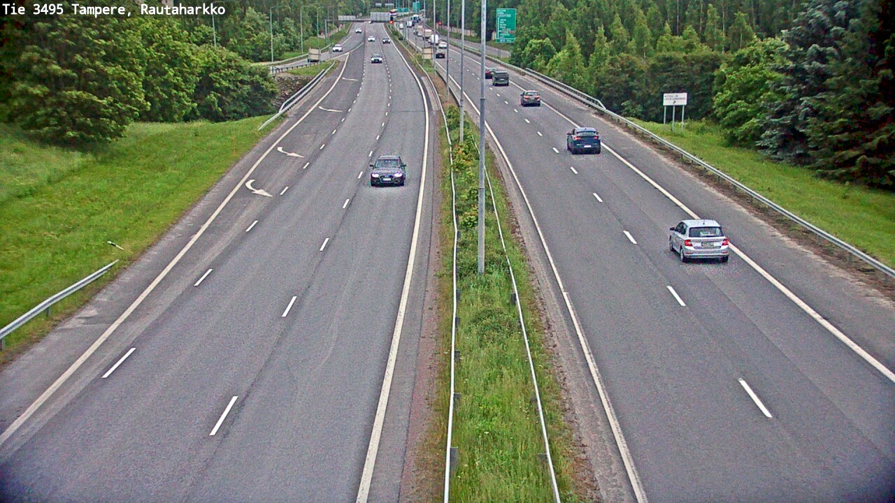 Weather Camera Image Road 3495 Tampere, Rautaharkko, Tampere, Pirkanmaa