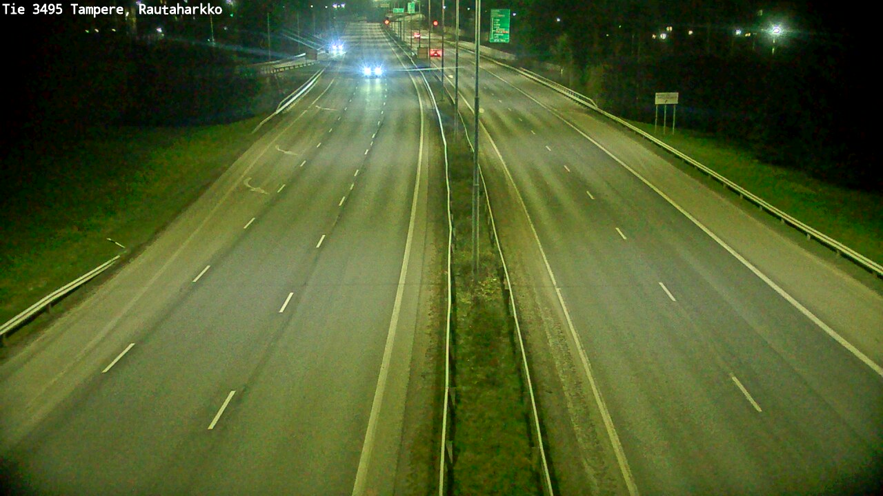 Weather Camera Image Väg 3495 Tammerfors, Rautaharkko, Tampere, Pirkanmaa