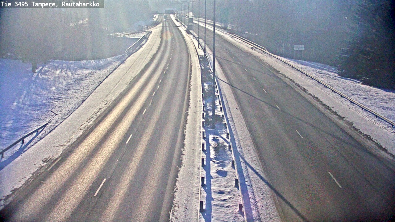 Weather Camera Image Road 3495 Tampere, Rautaharkko, Tampere, Pirkanmaa