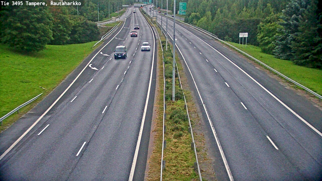 Weather Camera Image Road 3495 Tampere, Rautaharkko, Tampere, Pirkanmaa