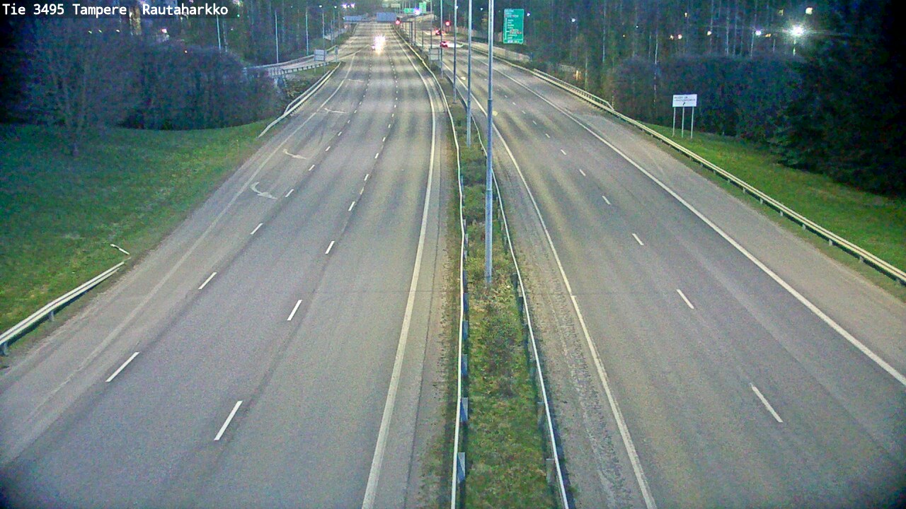 Weather Camera Image Väg 3495 Tammerfors, Rautaharkko, Tampere, Pirkanmaa