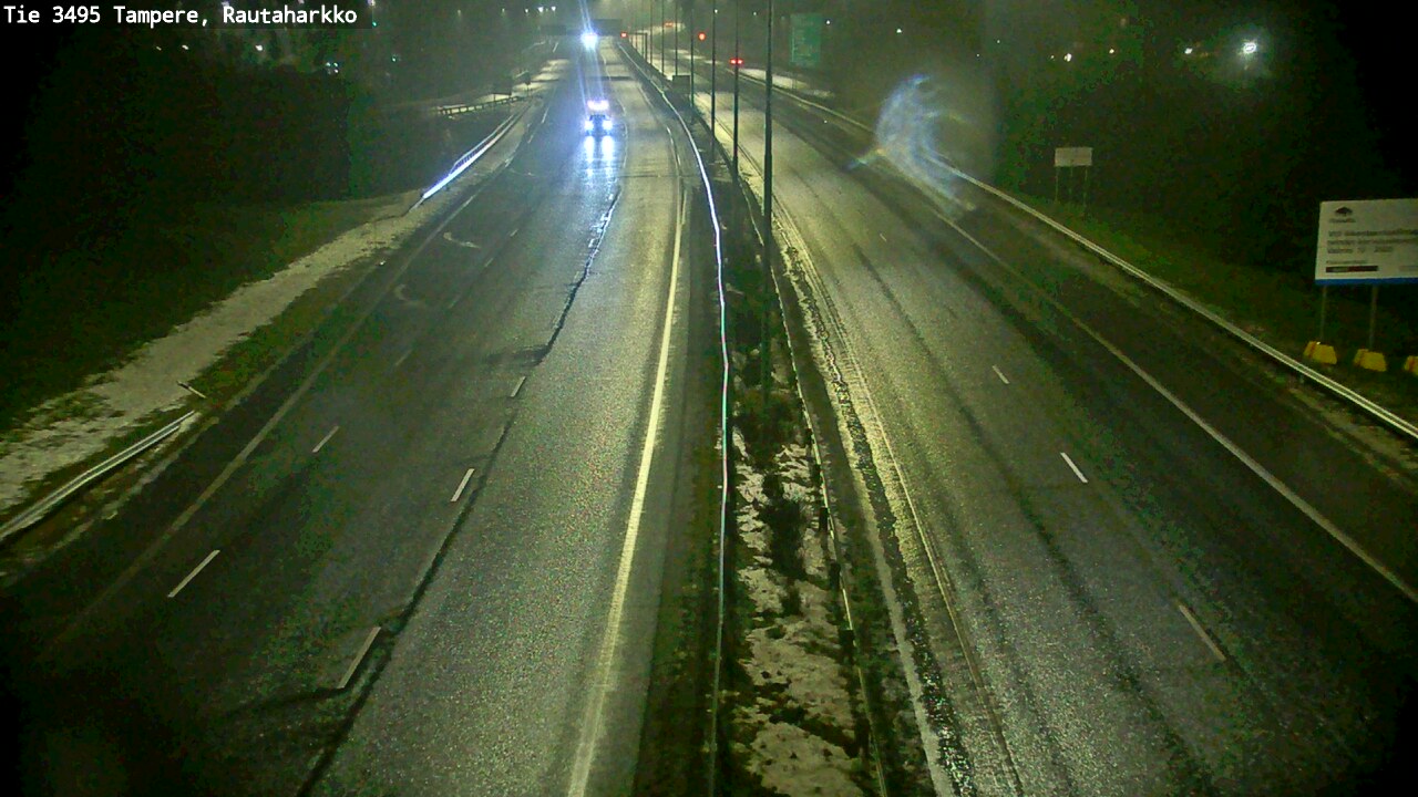 Weather Camera Image Väg 3495 Tammerfors, Rautaharkko, Tampere, Pirkanmaa