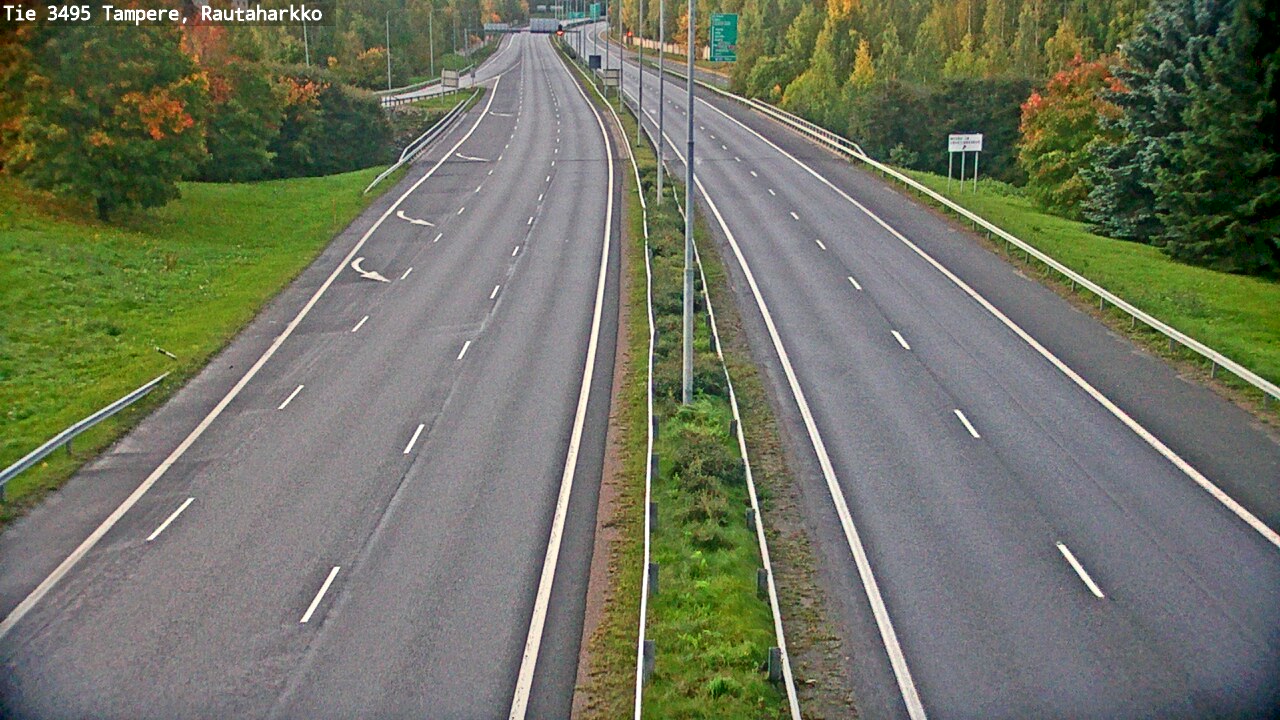 Weather Camera Image Road 3495 Tampere, Rautaharkko, Tampere, Pirkanmaa