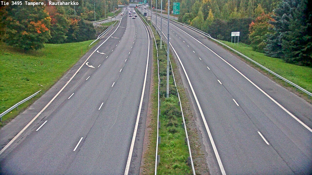Weather Camera Image Road 3495 Tampere, Rautaharkko, Tampere, Pirkanmaa