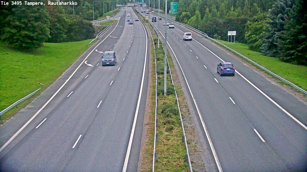 Weather Camera Image Road 3495 Tampere, Rautaharkko, Tampere, Pirkanmaa