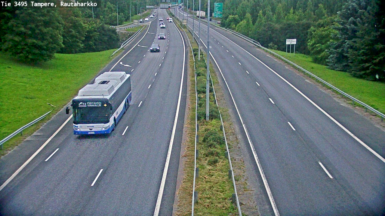 Weather Camera Image Road 3495 Tampere, Rautaharkko, Tampere, Pirkanmaa