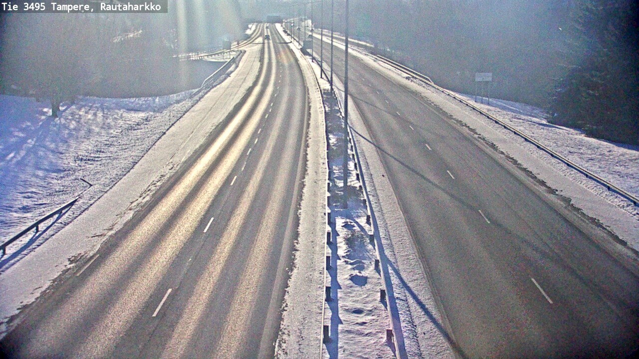 Weather Camera Image Road 3495 Tampere, Rautaharkko, Tampere, Pirkanmaa