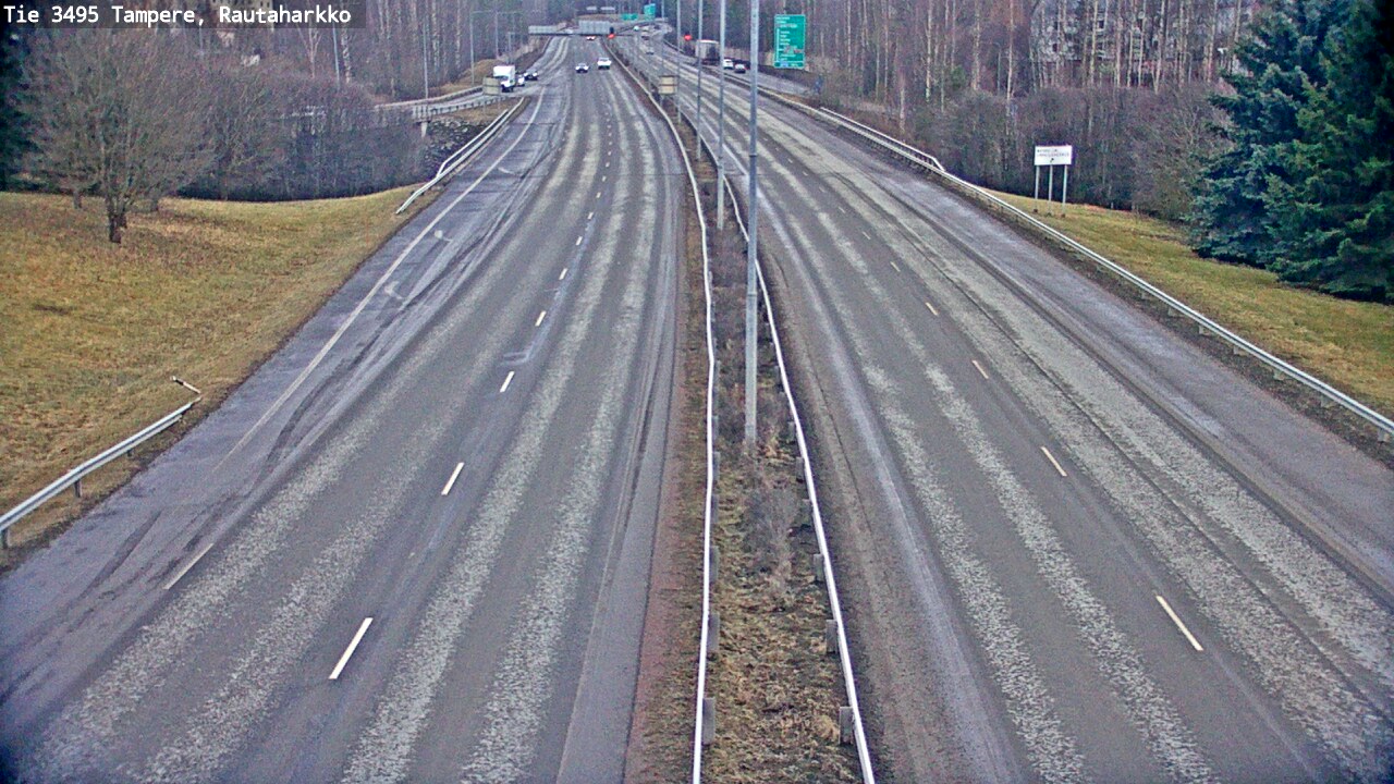 Weather Camera Image Road 3495 Tampere, Rautaharkko, Tampere, Pirkanmaa