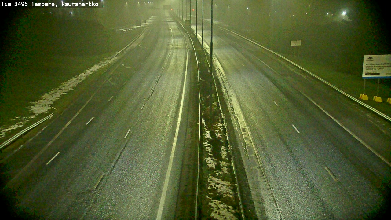 Weather Camera Image Road 3495 Tampere, Rautaharkko, Tampere, Pirkanmaa