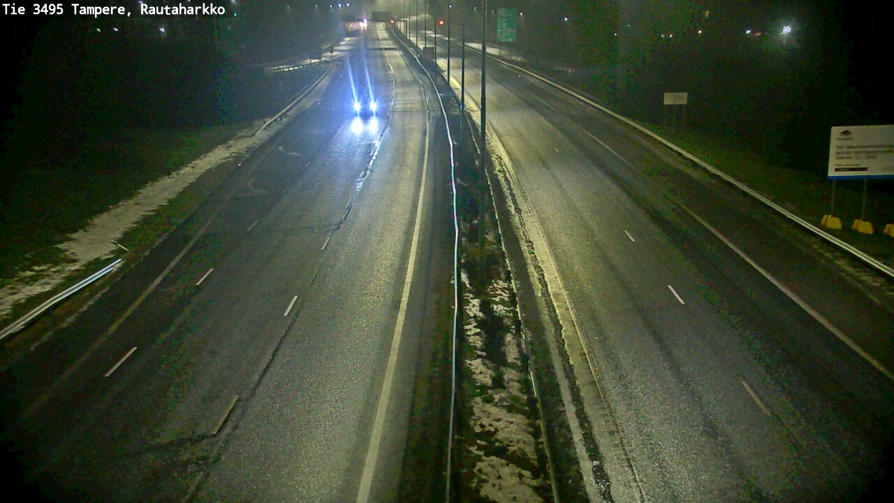 Weather Camera Image Road 3495 Tampere, Rautaharkko, Tampere, Pirkanmaa