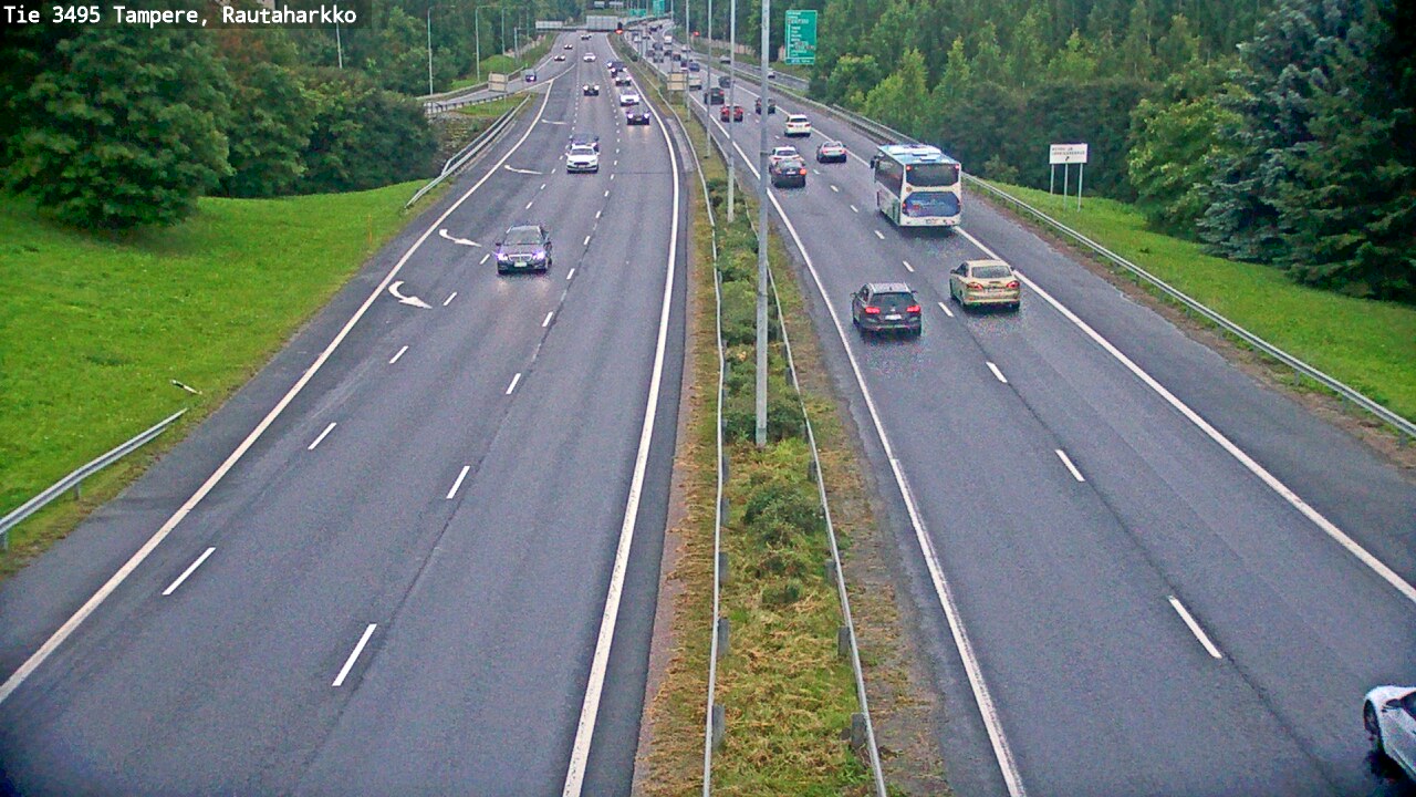 Weather Camera Image Väg 3495 Tammerfors, Rautaharkko, Tampere, Pirkanmaa