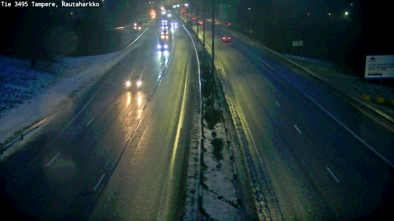 Weather Camera Image Väg 3495 Tammerfors, Rautaharkko, Tampere, Pirkanmaa