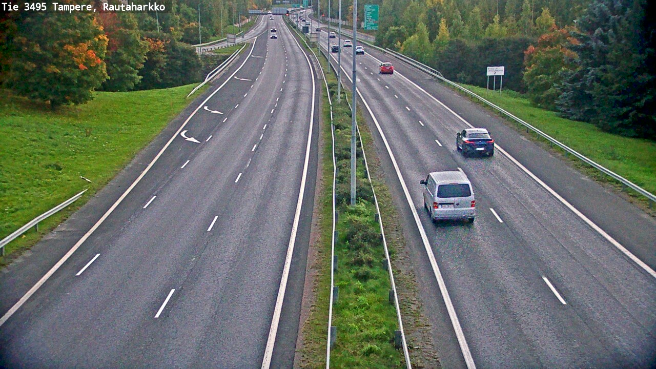 Weather Camera Image Road 3495 Tampere, Rautaharkko, Tampere, Pirkanmaa
