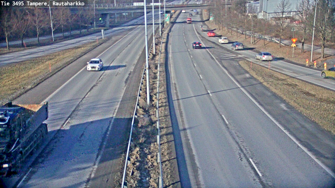 Weather Camera Image Road 3495 Tampere, Rautaharkko, Tampere, Pirkanmaa