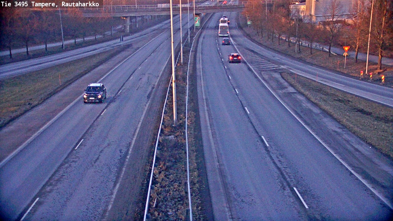 Weather Camera Image Road 3495 Tampere, Rautaharkko, Tampere, Pirkanmaa