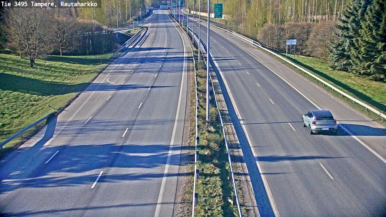 Weather Camera Image Road 3495 Tampere, Rautaharkko, Tampere, Pirkanmaa