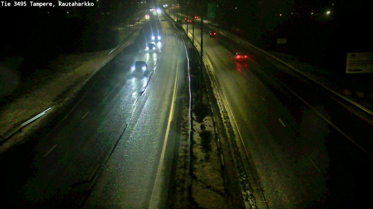 Weather Camera Image Väg 3495 Tammerfors, Rautaharkko, Tampere, Pirkanmaa