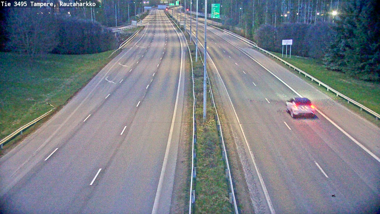 Weather Camera Image Väg 3495 Tammerfors, Rautaharkko, Tampere, Pirkanmaa