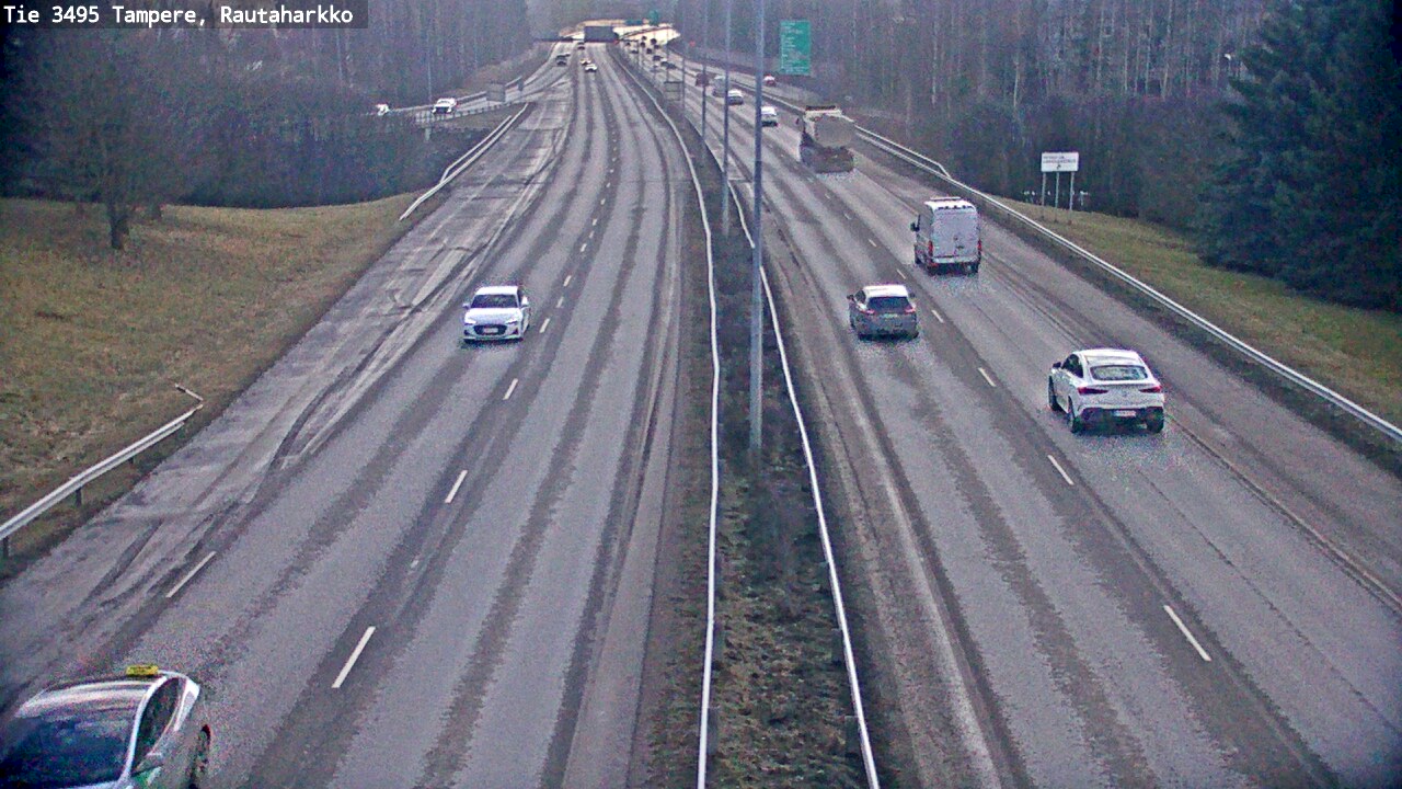 Weather Camera Image Road 3495 Tampere, Rautaharkko, Tampere, Pirkanmaa