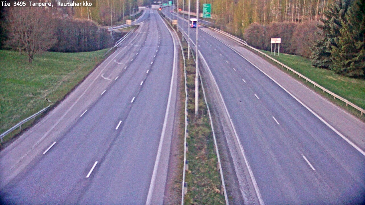 Weather Camera Image Road 3495 Tampere, Rautaharkko, Tampere, Pirkanmaa