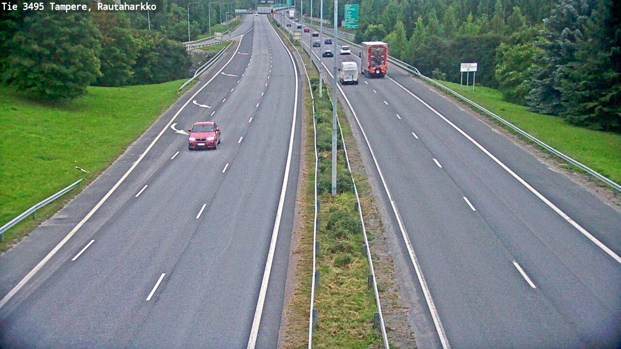 Weather Camera Image Road 3495 Tampere, Rautaharkko, Tampere, Pirkanmaa