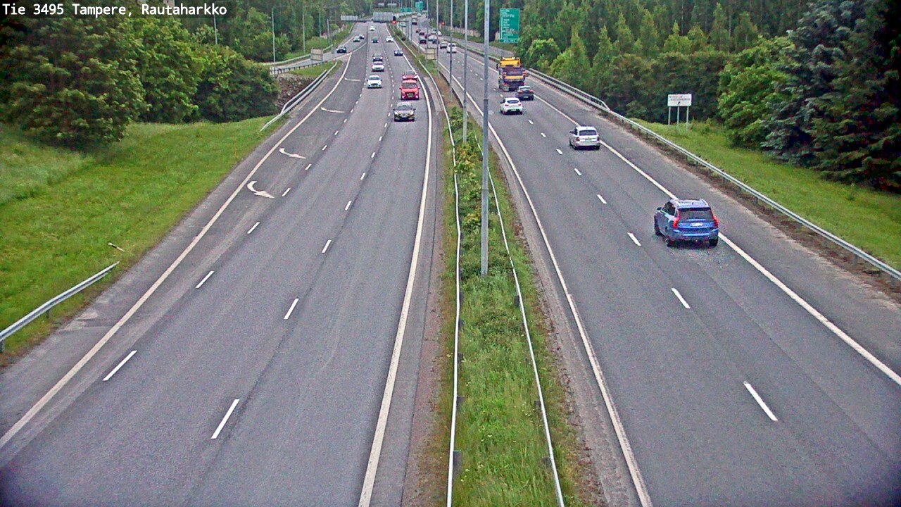 Weather Camera Image Väg 3495 Tammerfors, Rautaharkko, Tampere, Pirkanmaa