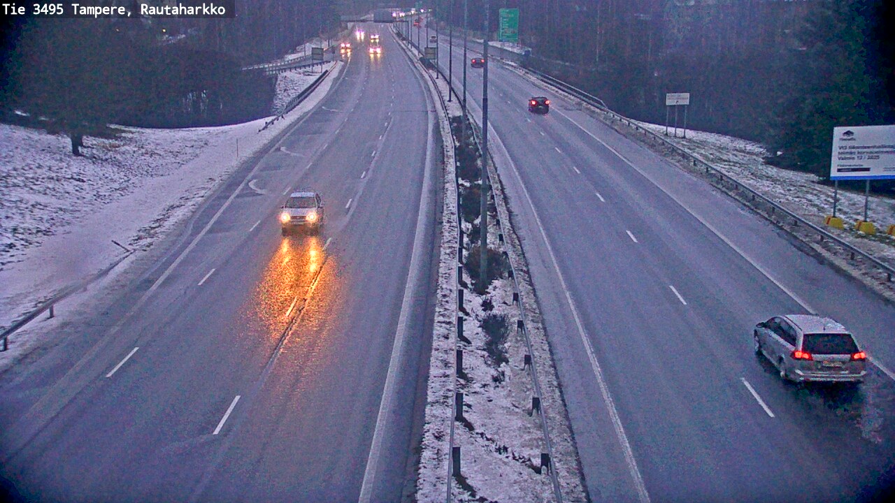 Weather Camera Image Väg 3495 Tammerfors, Rautaharkko, Tampere, Pirkanmaa