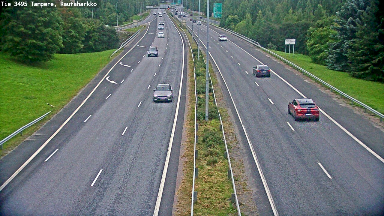 Weather Camera Image Road 3495 Tampere, Rautaharkko, Tampere, Pirkanmaa