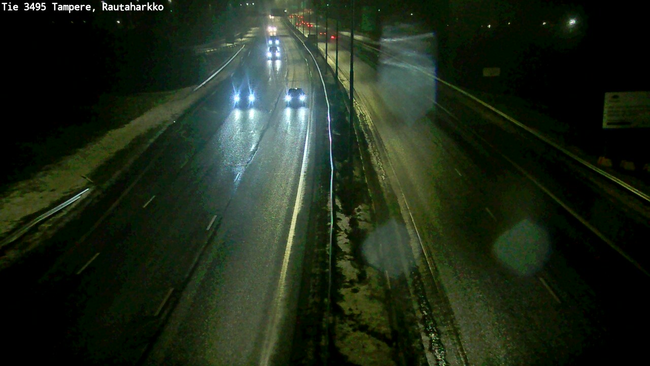 Weather Camera Image Väg 3495 Tammerfors, Rautaharkko, Tampere, Pirkanmaa