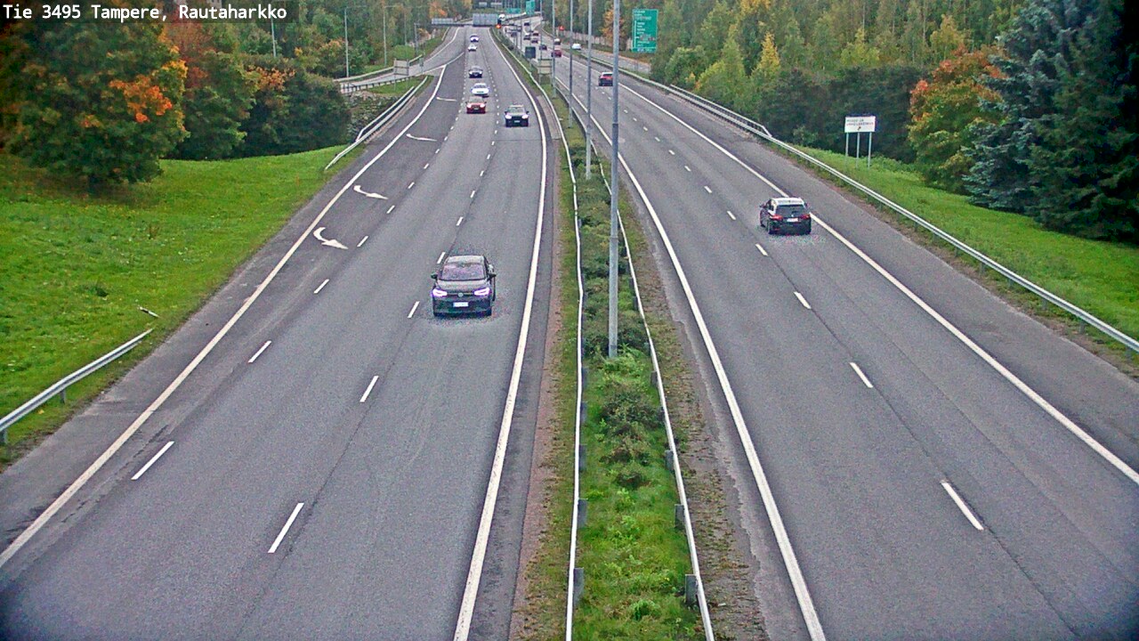 Weather Camera Image Road 3495 Tampere, Rautaharkko, Tampere, Pirkanmaa