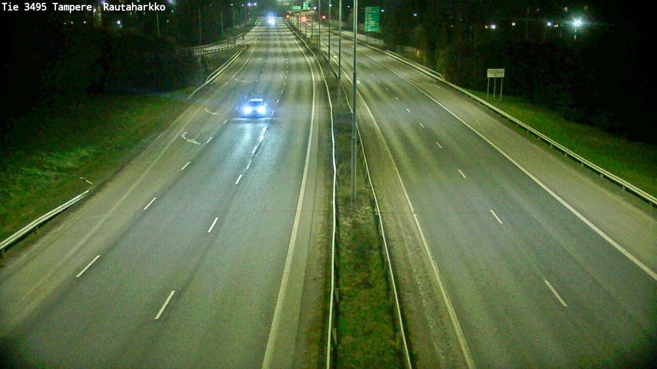 Weather Camera Image Väg 3495 Tammerfors, Rautaharkko, Tampere, Pirkanmaa